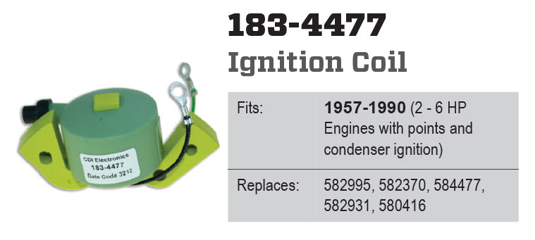 CDI Electronics 183-4477 - Ignition Coil