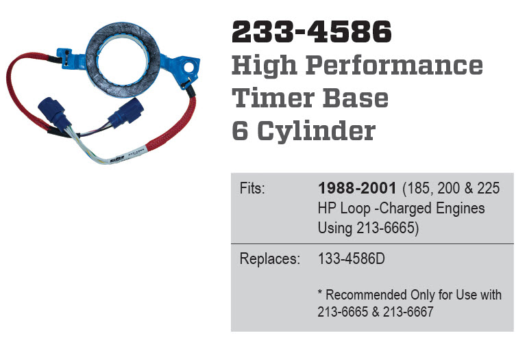 CDI Electronics 233-4586 - Johnson Evinrude High Performance Digital Timer Base