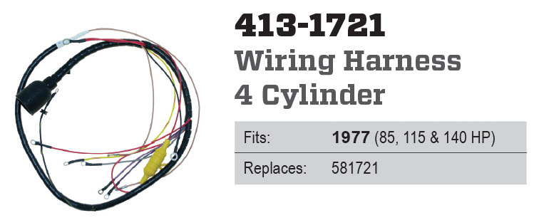 CDI Electronics 413-1721 - Harness, 581721