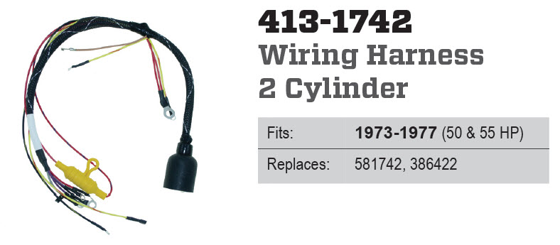 CDI Electronics 413-1742 - Harness, 581742