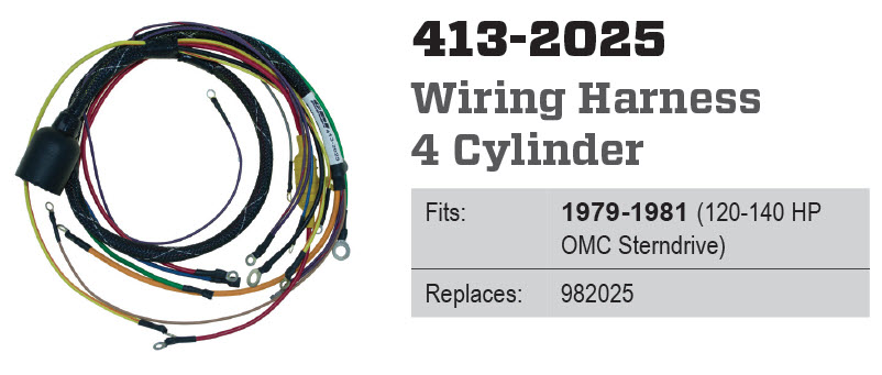 CDI Electronics CDI413-2025 - OMC Cobra
Sterndrive Engine Ha