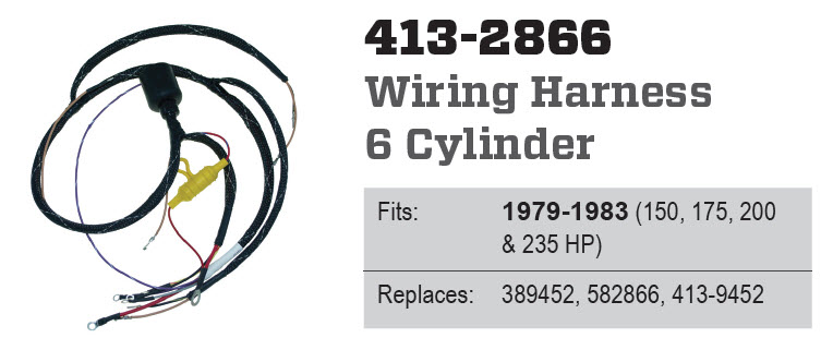 CDI Electronics 413-2866 - Harness, 582866