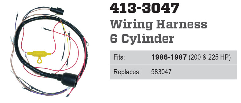 CDI Electronics 413-3047 - Harness, 583047