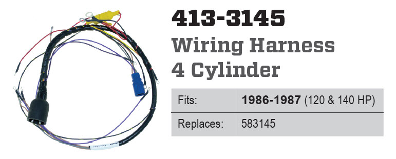 CDI Electronics 413-3145 - Johnson Evinrude Harness