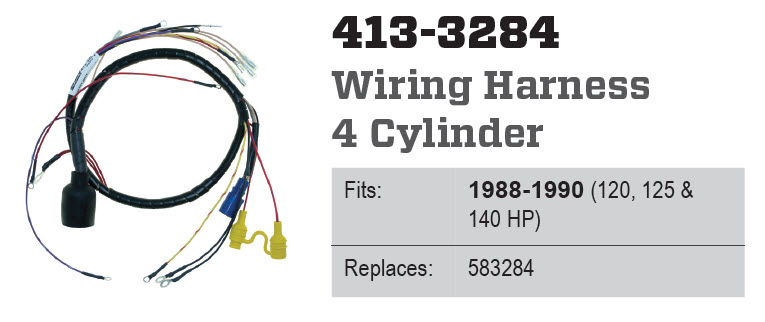 CDI Electronics 413-3284 - Johnson Evinrude Harness