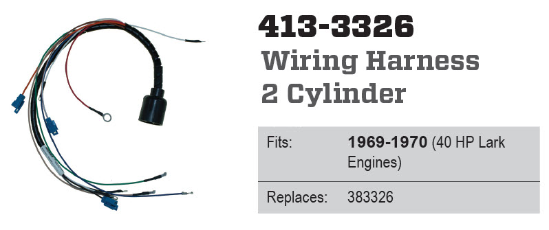 CDI Electronics 413-3326 - Harness, 383326