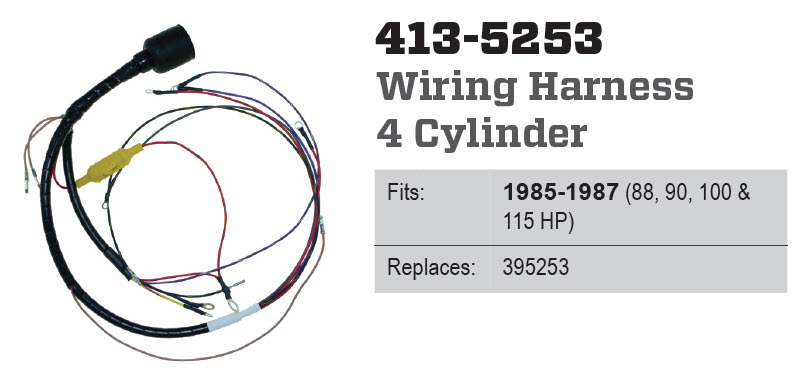 CDI Electronics 413-5253 - Harness, 395253
