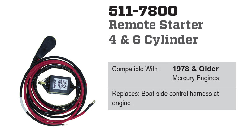 CDI Electronics CDI511-7800 - Mercury Remote
Starter