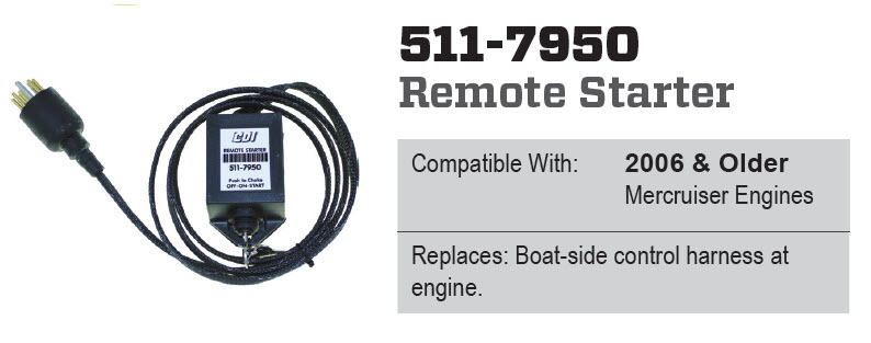 CDI Electronics 511-7950 - REMOTE STARTER - MERCRUISER