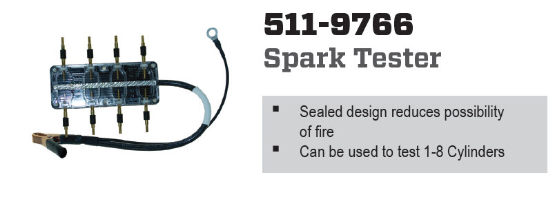 CDI Electronics 511-9766 - Spark Tester - Push In Tips