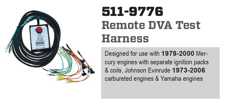CDI Electronics 511-9776 - Remote Dva Test/Harness