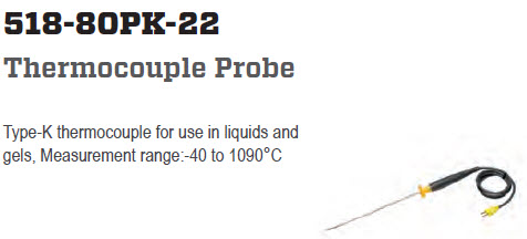 CDI Electronics CDI518-80PK-22 - Fluke
Thermocouple Probe
