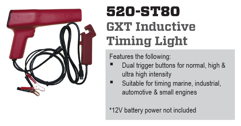 CDI Electronics CDI520-ST80 - GXT Inductive
Timing Light