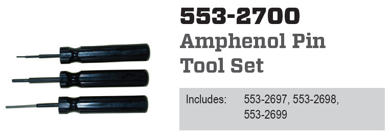 CDI Electronics 553-2700 - Amphenol Pin Tool Set