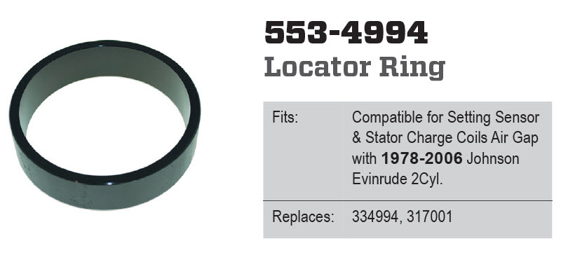 Ring 553-4994 Stator Air Gap Replaces OEM 334994
