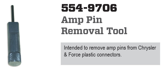 CDI Electronics CDI554-9706 - AMP Pin Removal
Tool