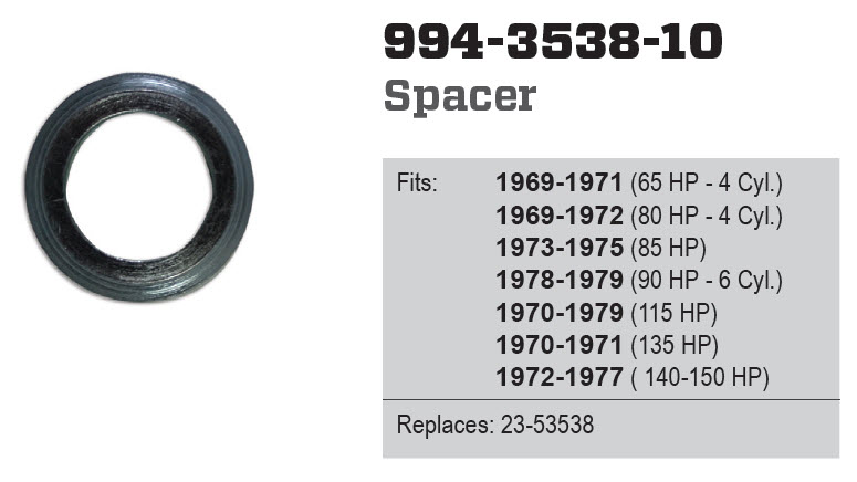 CDI Electronics CDI994-3538-10 - Distributor
Spacer