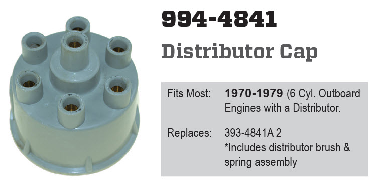 CDI Electronics 994-4841 - Cap, 393-4841A2