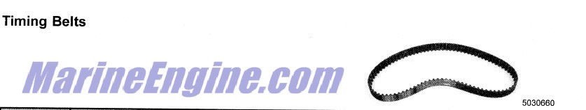 Evinrude Johnson OMC 5030660 - Timing Belt
