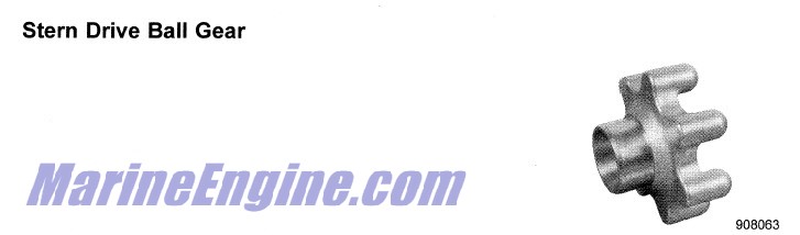 Evinrude Johnson OMC 0908063 - Ball Gear (908063)