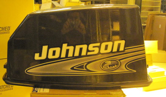 Evinrude Johnson OMC 5002028 - Upper Motor Cover Assembly, Jo Smoke