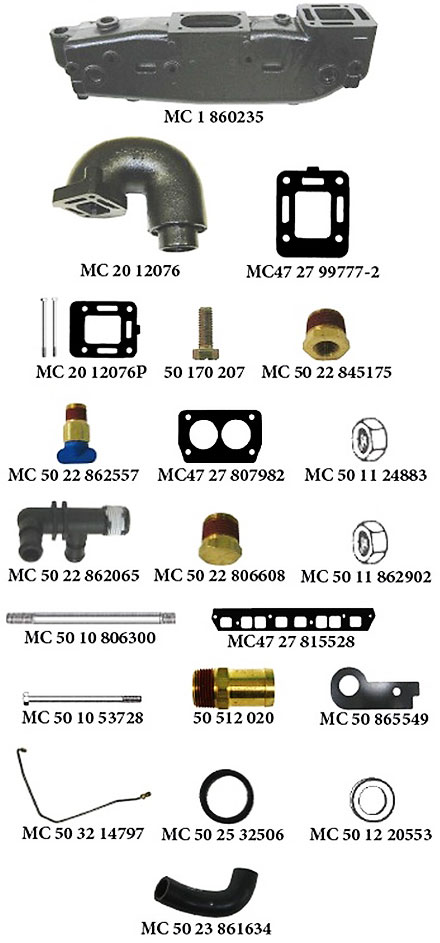 Mercruiser 4-Cylinder 181 C.I.D. 140 H.P. 3.0L & 3.0 LX Models