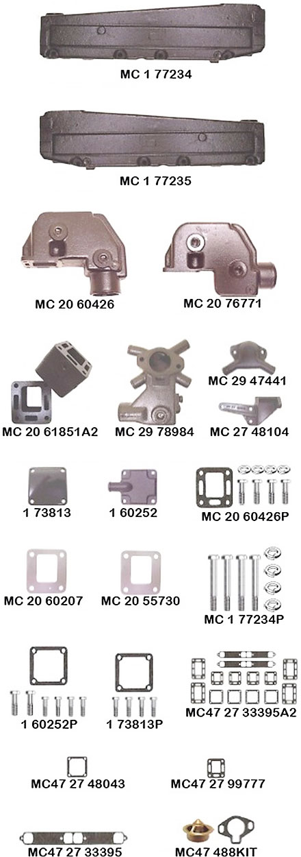 Mercruiser V8-198, 228, 255, 260 & 898