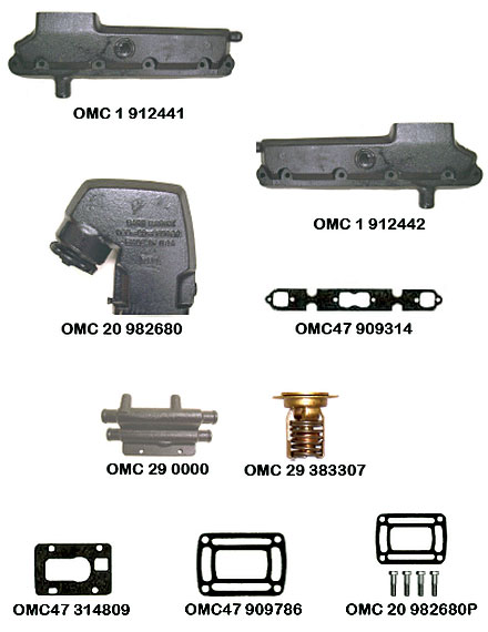OMC V8-283, 305, 307 & 350 C.I.D.
