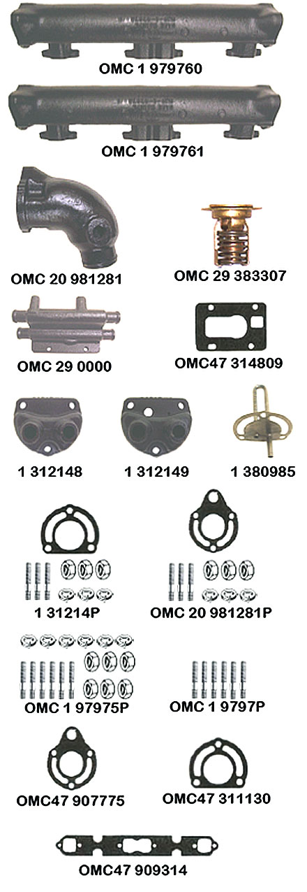 OMC V8-283, 305, 307 & 350 C.I.D.
