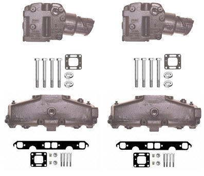 MerCruiser 5.0 & 5.7 & 6.2 Manifold & Riser Kit V8