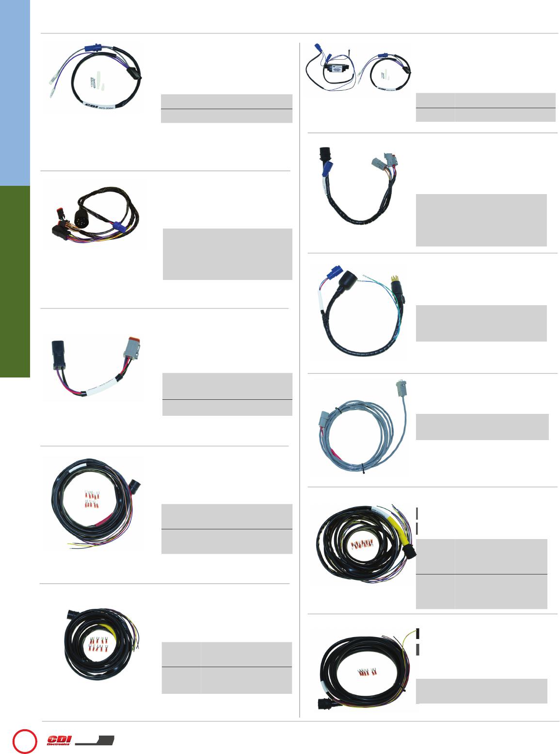 CDI 423-6344 Johnson Evinrude Adapter Harness