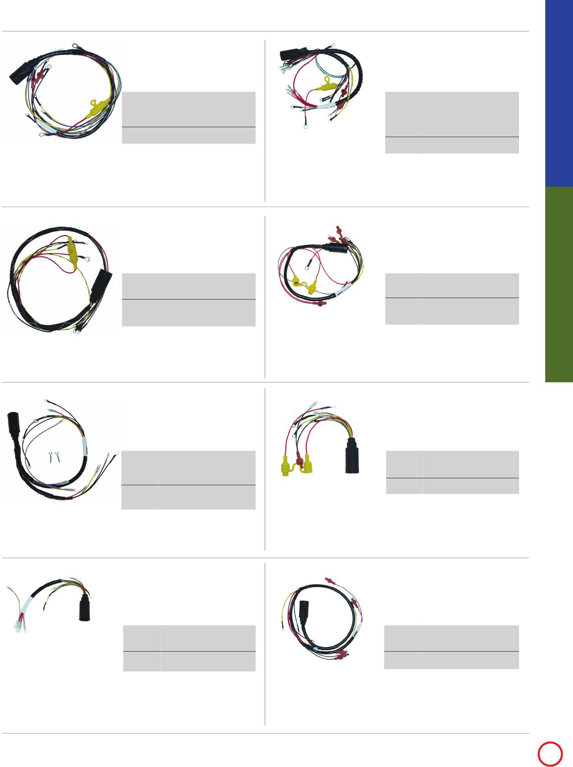 Wiring Harnesses (Cont.) - Mercury Mariner - CDI Electronics Catalog