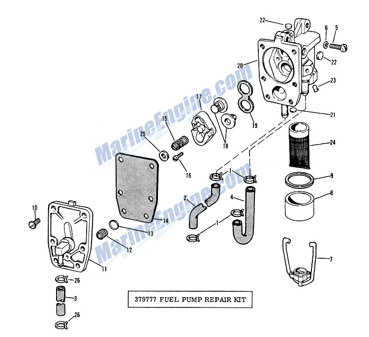 Evinrude Fuel Pump Diagram - Free Wiring Diagram