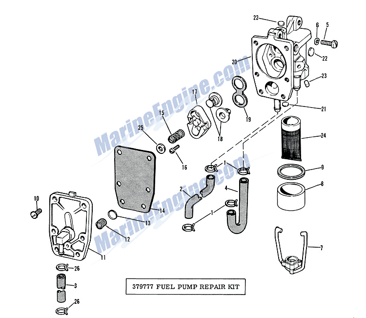 Evinrude Fuel Pump Diagram