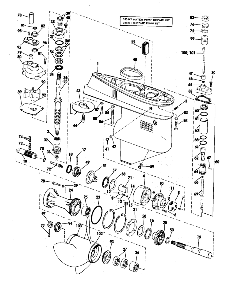 Evinrude 65 Hp Outboard Motor