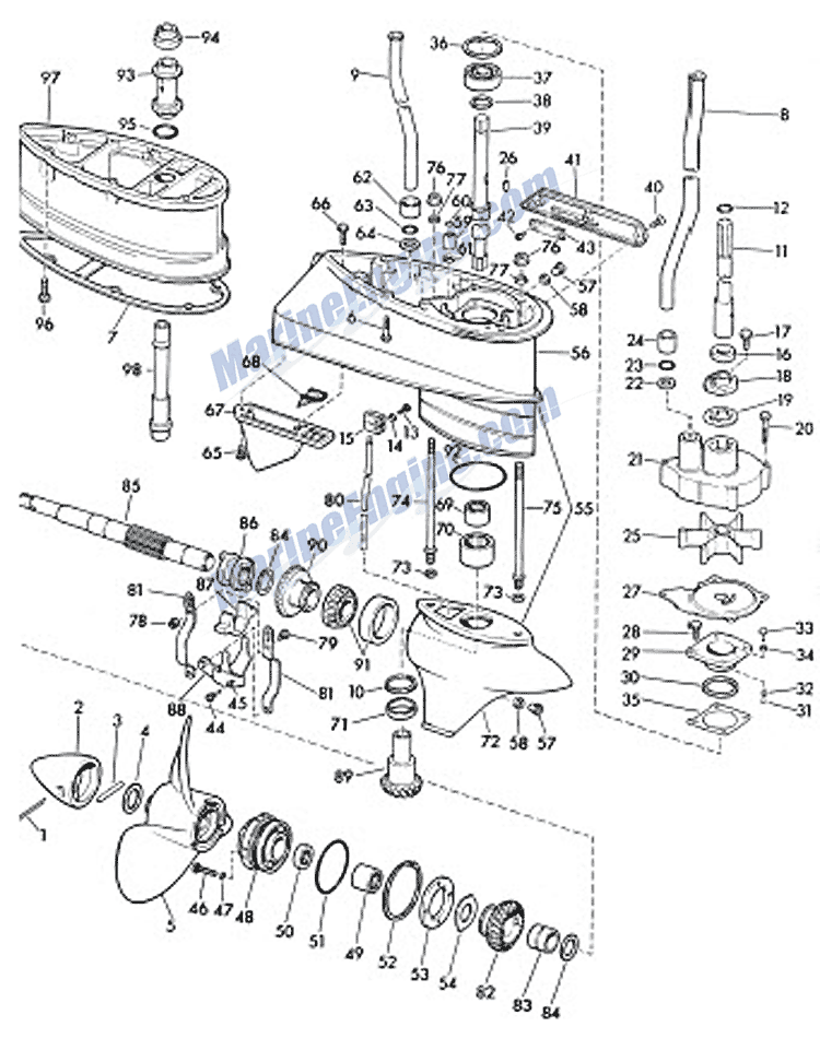 1969 chrysler outboard motor parts