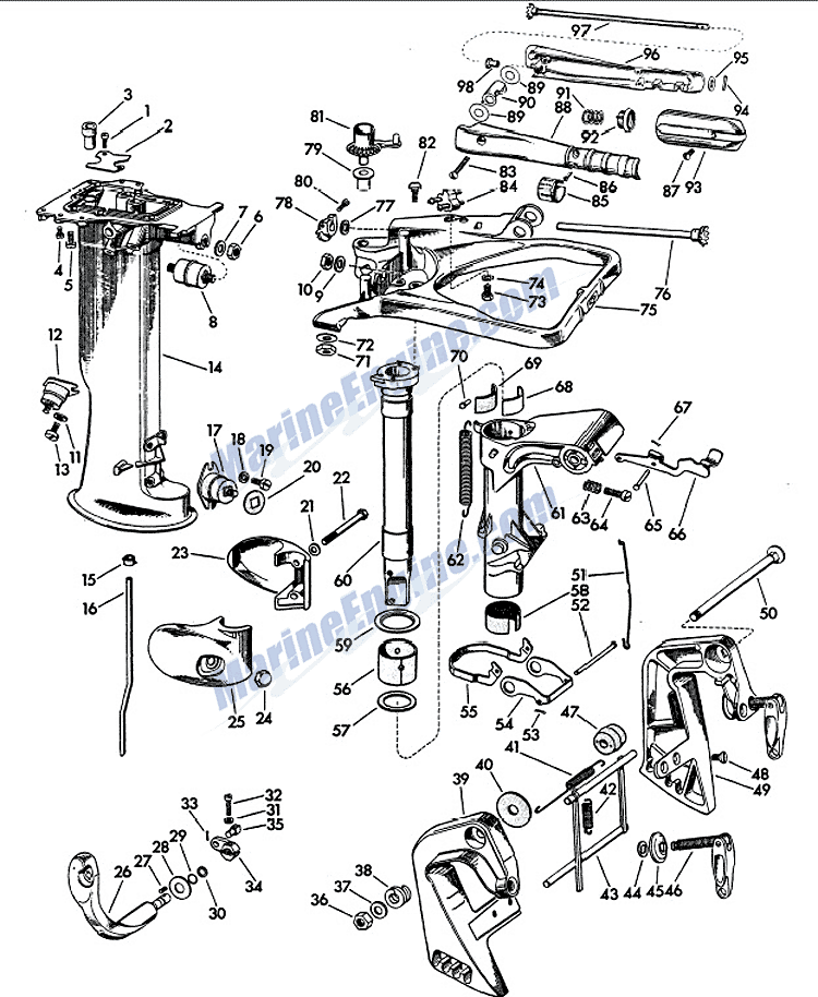 Mercury Outboard Parts Drawings Tech Video