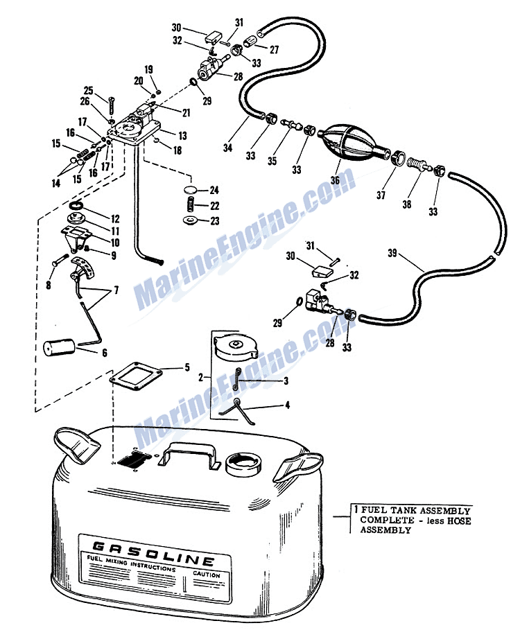 CDL-20C Parts Manual 1963 Johnson CD-20 5.5 HP 