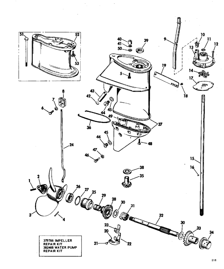 Evinrude Johnson Outboard Motor Parts Catalog