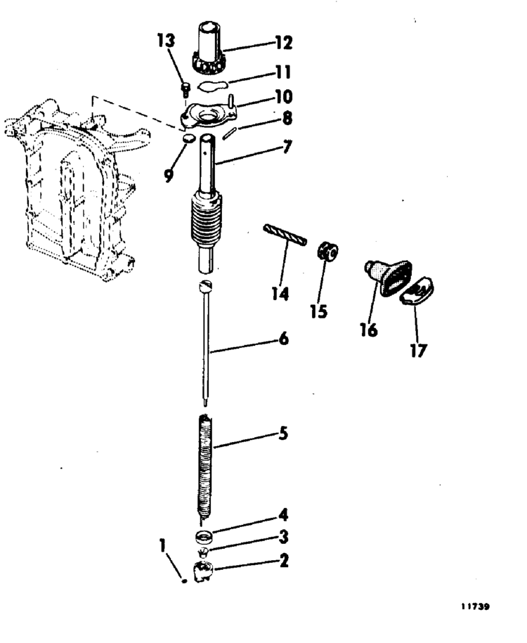 Johnson Rewind Starter Parts for 1972 9.5hp 9R72M Outboard Motor
