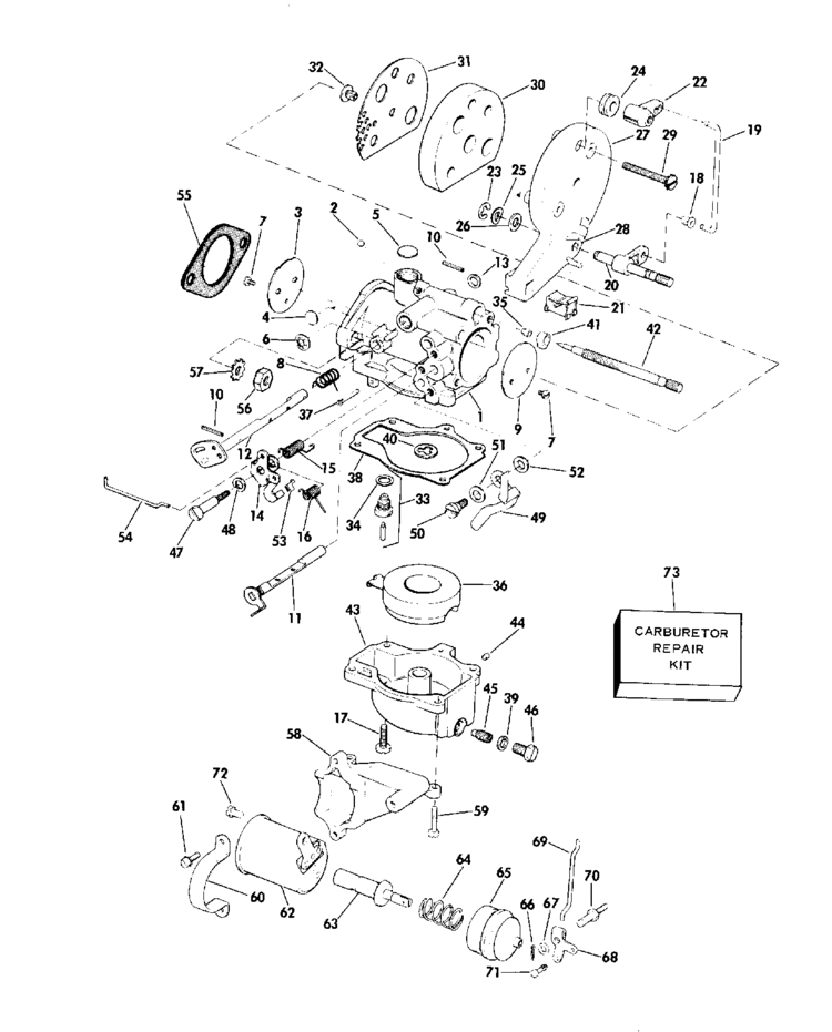 328546 0328546 High Speed Orifice Plug 72D OMC Evinrude Johnson 309517