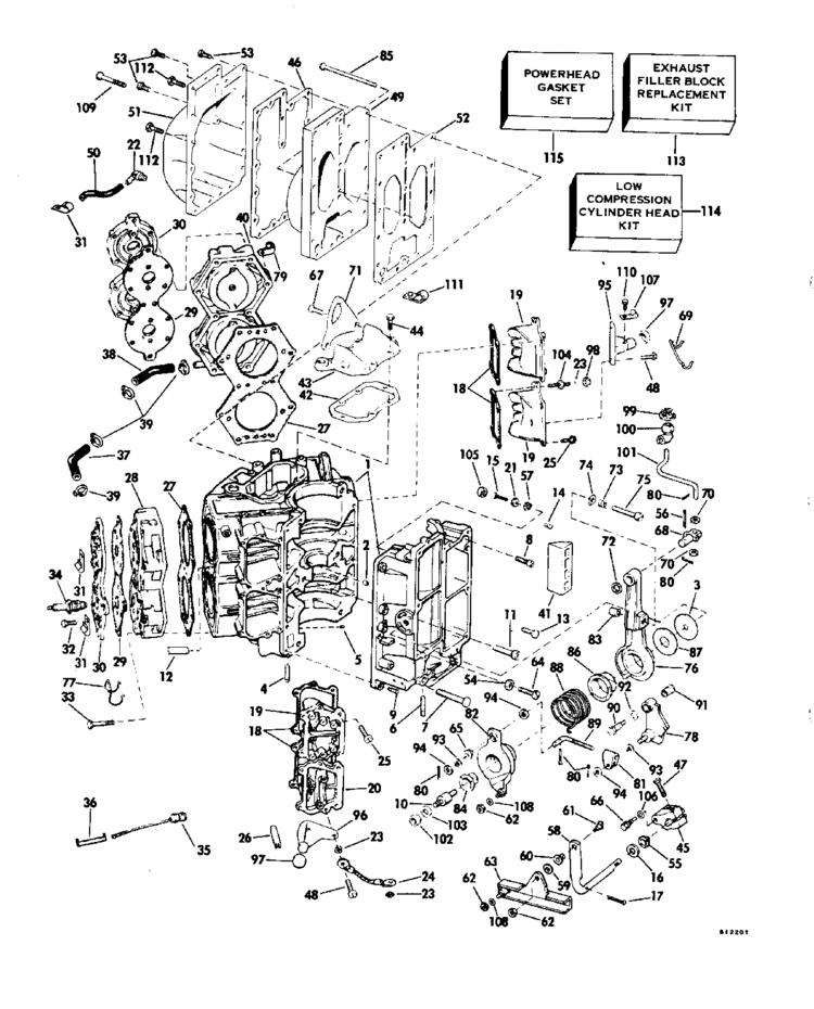 1977 Evinrude 115 Hp Diagram