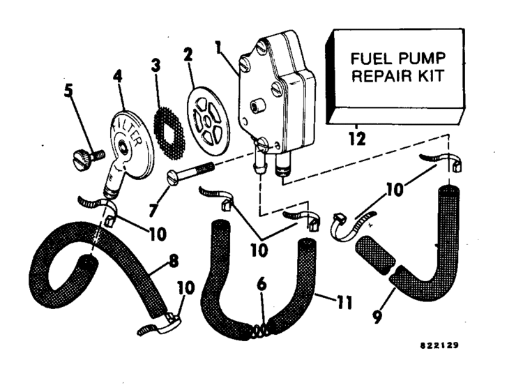 Evinrude Fuel Line Diagram