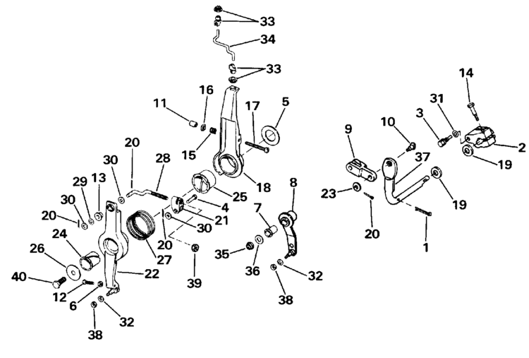 Parts & Accessories Outboard Engines & Components EVINRUDE JOHNSON