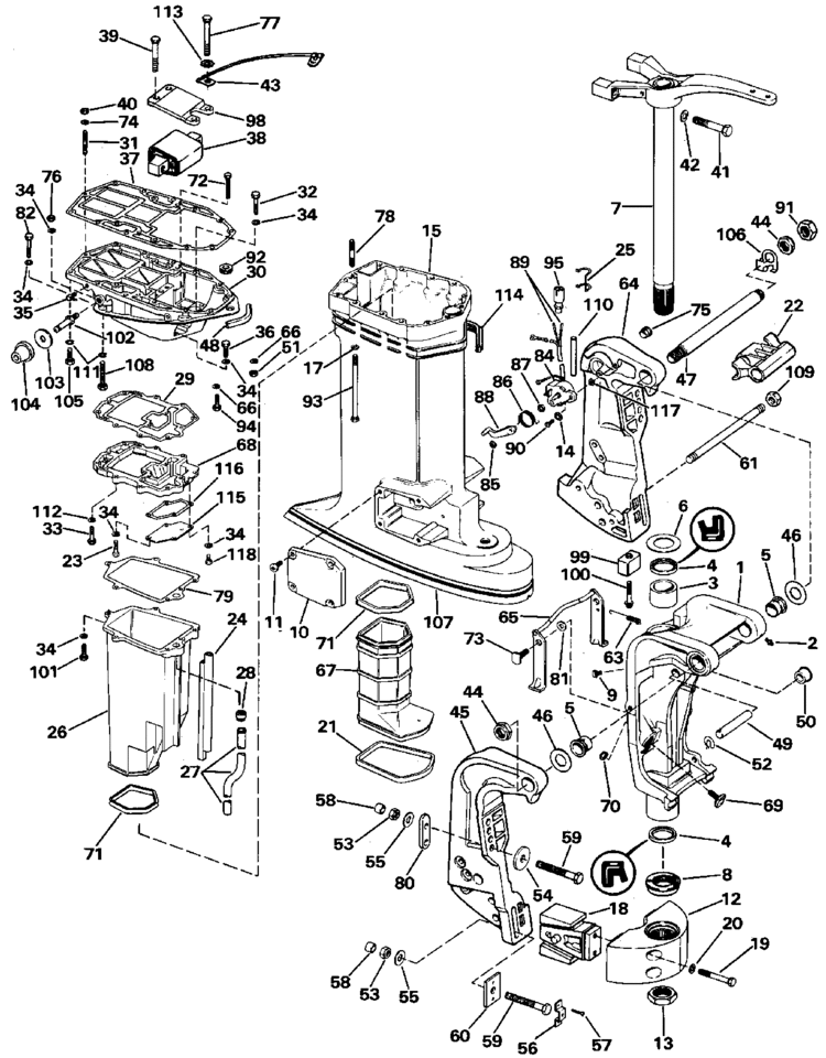 JOHNSON EVINRUDE ANODE AY 0433458 433458