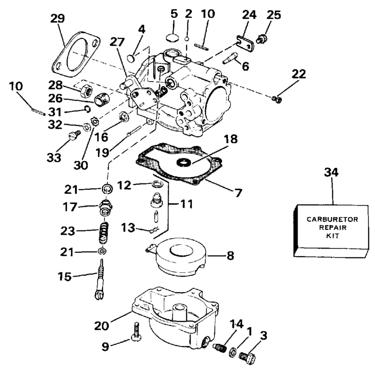 NEW OMC JOHNSON EVINRUDE 0334746 OUTBOARD MOTOR CARBURETOR O-RING SEAL 334746
