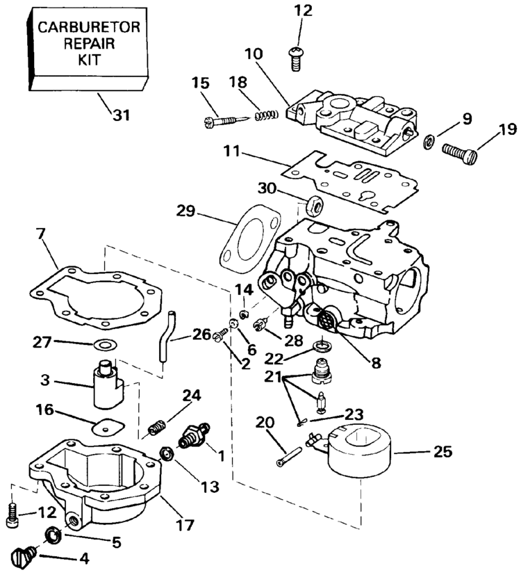 19541964 Evinrude Johnson HP Carburetor TuneUp Outboard, 54 OFF