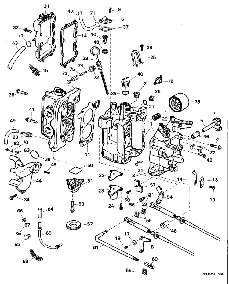 Details about   439292 OMC Evinrude Johnson 9.9-15 HP 4-Stroke Outboard Parts Catalog 1998