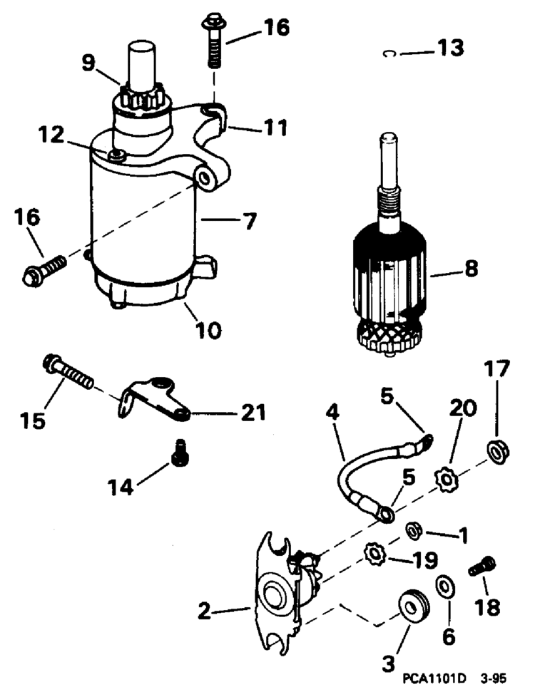 338161 EVINRUDE JOHNSON SCREW 0338161
