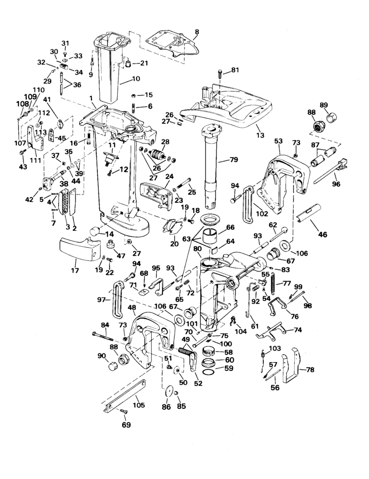 25 Hp Mercury Outboard Motor Parts Diagram | Reviewmotors.co